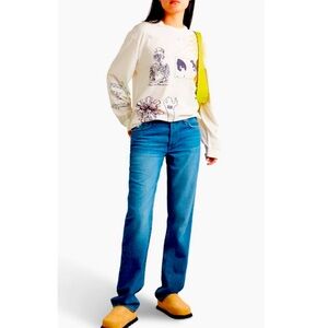 Rag and Bone Piper low rise straight leg